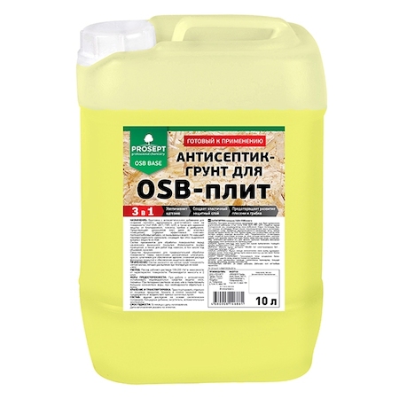 PROSEPT - Антисептик-грунт для OSB плит 10 л (готовый состав)